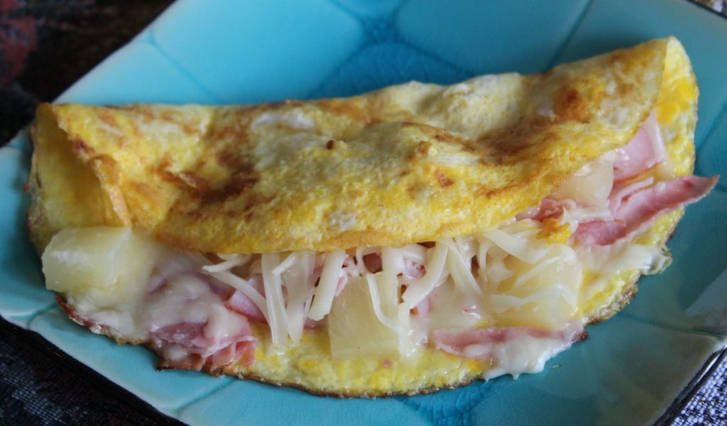Hawaiian omelette